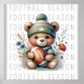 Schattige Football Poster (Voorkant)