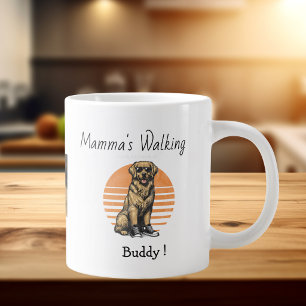 Schattige foto met grafische mama's buddy personal extra grote beker