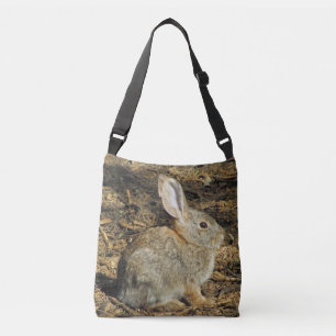 Schattige foto van kleine bruine woestijn crossbody tas