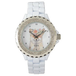 Schattige Fox Girly Wildlife Dieren Dames Waterver Horloge