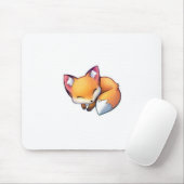 schattige fox mousepad muismat (Met muis)