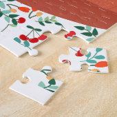  schattige foxwolf en haar baby legpuzzel (Zijkant)