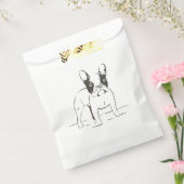 Schattige Frans Bulldog Puppy Dog Frenchie Party Bedankzakje (Gezegeld)