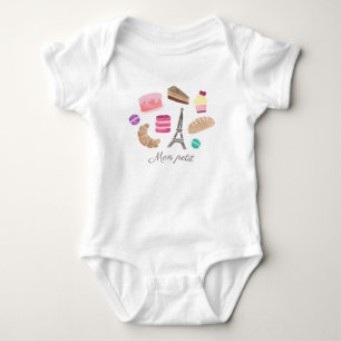 Schattige Frans gebak Romper