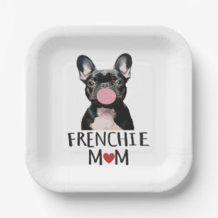Schattige Franse buldog Papieren Bordje