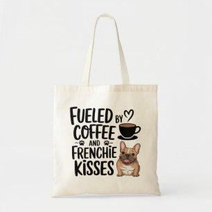 Schattige Franse Bulldog Coffee Liefhebber Franse  Tote Bag