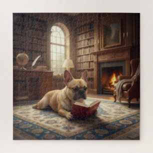 Schattige Franse Bulldog Legpuzzel