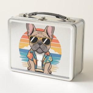 Schattige Franse Bulldog met zonnebril