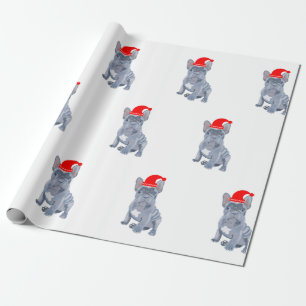 Schattige Franse Bulldog Puppy Cadeaupapier