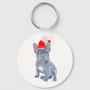 Schattige Franse Bulldog Puppy  Sleutelhanger