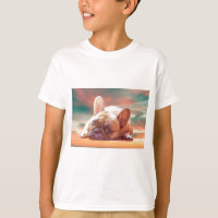 Schattige Franse Bulldog Water Kleur Kunst Schilde