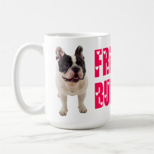Schattige Franse Puppy Hond Liefhebber Franse Bull Koffiemok