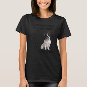 Schattige Frenchton citaat Moeder, Froston Vader , T-shirt
