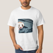 "Schattige fret T-shirt Design - Whimsical en U