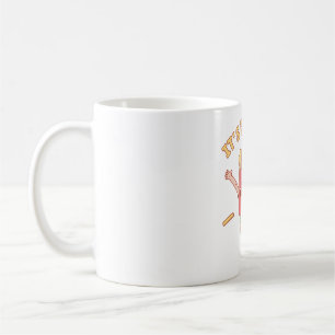Schattige friet zijn fry dag woordspeling koffiemok