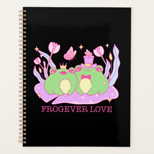 Schattige Frog - Froever Love Planner (Voorkant)