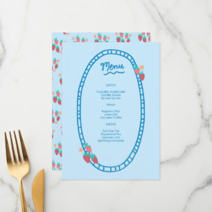 Schattige Fruit CUSTOM Bruids Baby shower Trouwfee Menu