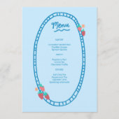 Schattige Fruit CUSTOM Bruids Baby shower Trouwfee Menu (Voorkant)