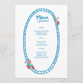 Schattige Fruit CUSTOM Bruids Baby shower Trouwfee Menu (Voorkant)