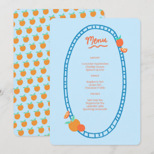 Schattige Fruit CUSTOM Bruids Baby shower Trouwfee Menu