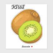 Schattige Fruit Grote 8 "x 8" Custom-Cut Vinyl Sti Sticker (Vel)