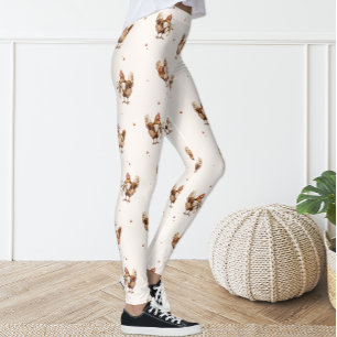 Schattige Fun Pastel Hen Chicken Leggings