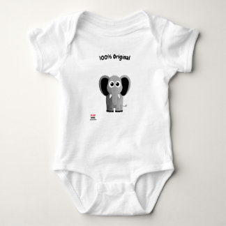 Schattige & Fun voor Natuur & Joy Lovers - Grey El Romper