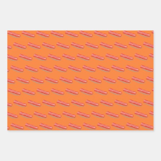 Schattige Funny Bacon Inpakpapier Vel (Voorkant 3)