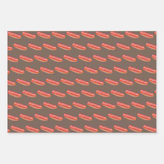 Schattige Funny Bacon Inpakpapier Vel (Voorkant)