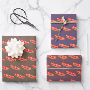 Schattige Funny Bacon Inpakpapier Vel