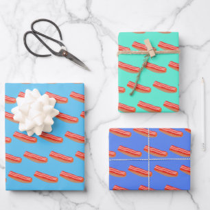 Schattige Funny Bacon Inpakpapier Vel