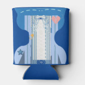 Schattige Funny Bustier Corset Blikjeskoeler (Achterkant)