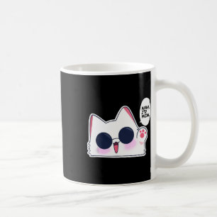 Schattige Funny Cat Funny Anime Meme Nah Ik zou Go Koffiemok