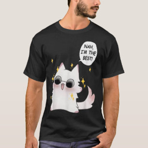Schattige Funny Cat Funny Anime Meme Nah Im De Bes T-shirt
