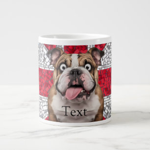 Schattige Funny English BullDog Extra Grote Beker