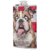 Schattige Funny English BullDog Heupfles (Links)