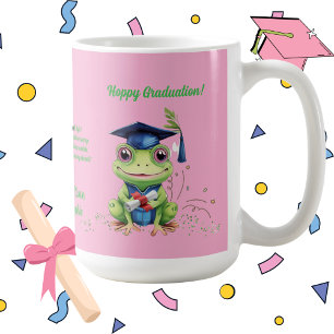 Schattige Funny Frog Fotobericht Afstuderen Gift Koffiemok