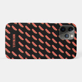 Schattige Funny gepersonaliseerd spek Case-Mate iPhone Case (Achterkant (horizontaal))