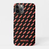 Schattige Funny gepersonaliseerd spek Case-Mate iPhone Case (Achterkant)