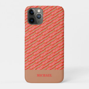 Schattige Funny gepersonaliseerd spek iPhone 11 Pro Hoesje
