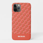 Schattige Funny gepersonaliseerd spek Case-Mate iPhone Case (Achterkant)