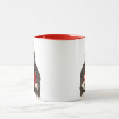 Schattige Funny Sloth Valentijnsdag Heart Pun Mok (Midden)