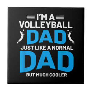 Schattige Funny Volleybal Gift Voor Papa's en Mann Tegeltje