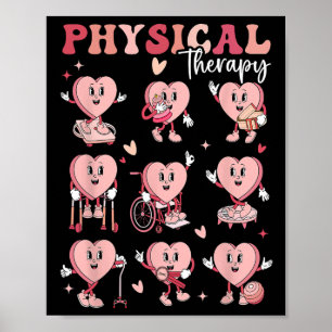 Schattige Fysiotherapie Valentijnsdag Pt Pta Kinde Poster
