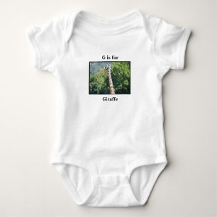 Schattige G is voor Giraffe Baby uit één stuk Romper