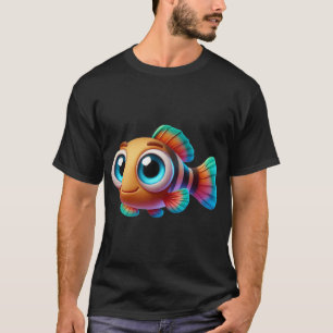 Schattige Gar Vis T-shirt