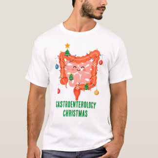 Schattige gastro-enterologie kerst darmen T-shirt