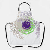 Schattige gebladerte schort (Voorkant)