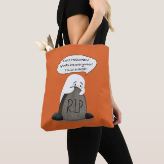 Schattige Geest Trick-or-Treat Zak Fun Halloween D Draagtas