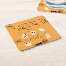 Schattige Geesten Kantoor Familie Halloween Feest